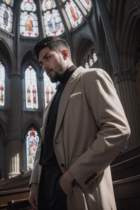 00039-286602602-handsome male,solo,beard,big muscle,suit,feather coat,dutch angle,low angle,empty church,.png